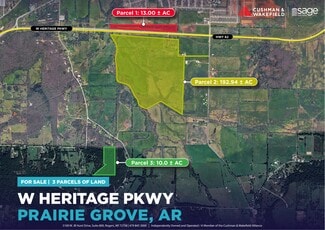 Plus de détails pour W Heritage Pkwy, Prairie Grove, AR - Terrain à vendre