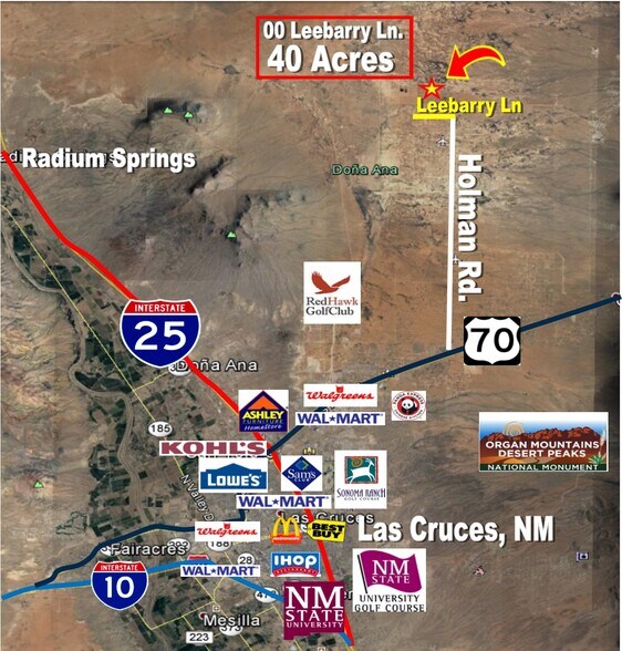 36 Double Tree Street, Las Cruces, NM à vendre - Photo de l’immeuble – Image 2 sur 2