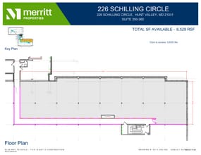 215 Schilling Cir, Hunt Valley, MD à louer Plan d’étage– Image 1 sur 1