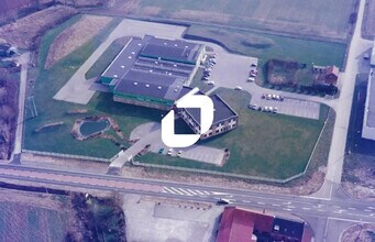 Wormhout - VUE AÉRIENNE  vue de carte