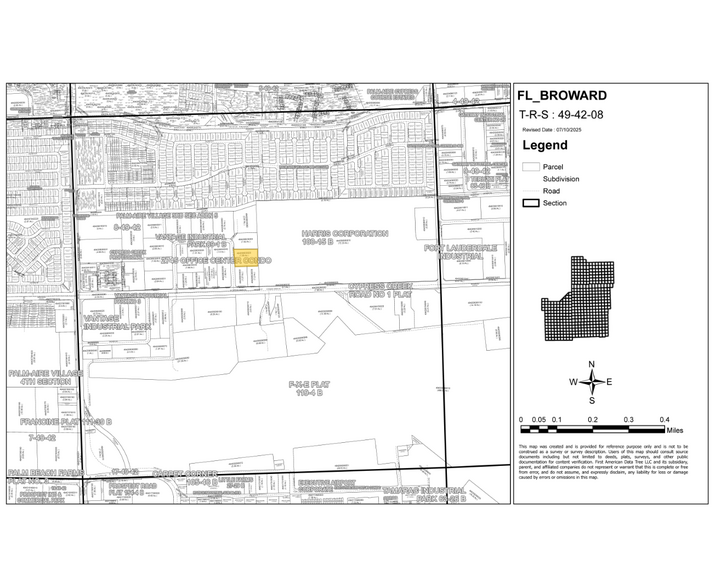 6250 NW 27th Way, Fort Lauderdale, FL à louer - Plan cadastral – Image 3 sur 3