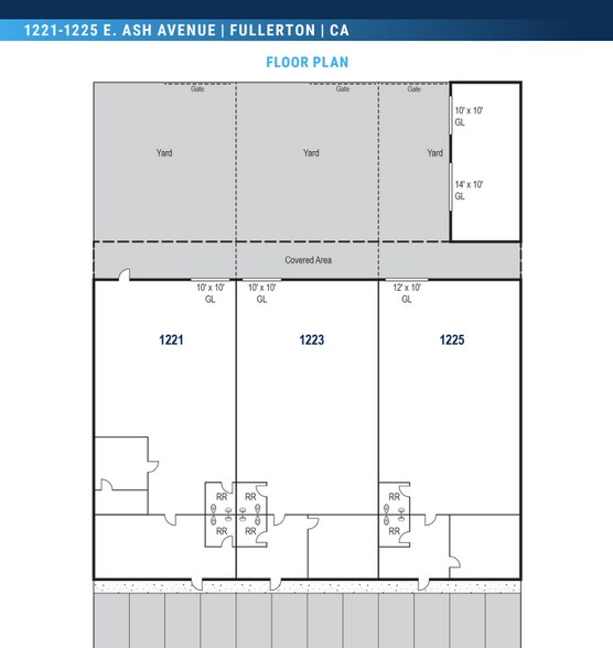 1221-1225 E Ash Ave, Fullerton, CA à vendre - Plan d’étage – Image 2 sur 22