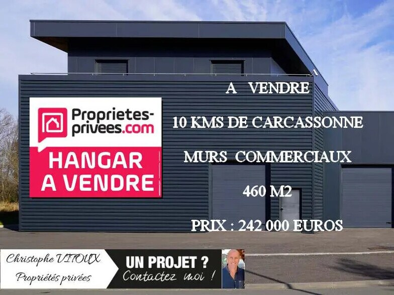 Local d'activités dans Carcassonne à vendre - Photo de l’immeuble – Image 1 sur 3