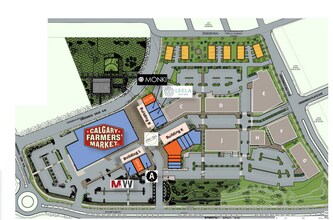 Greenwich Vw NW, Calgary, AB à louer Plan de site– Image 1 sur 1