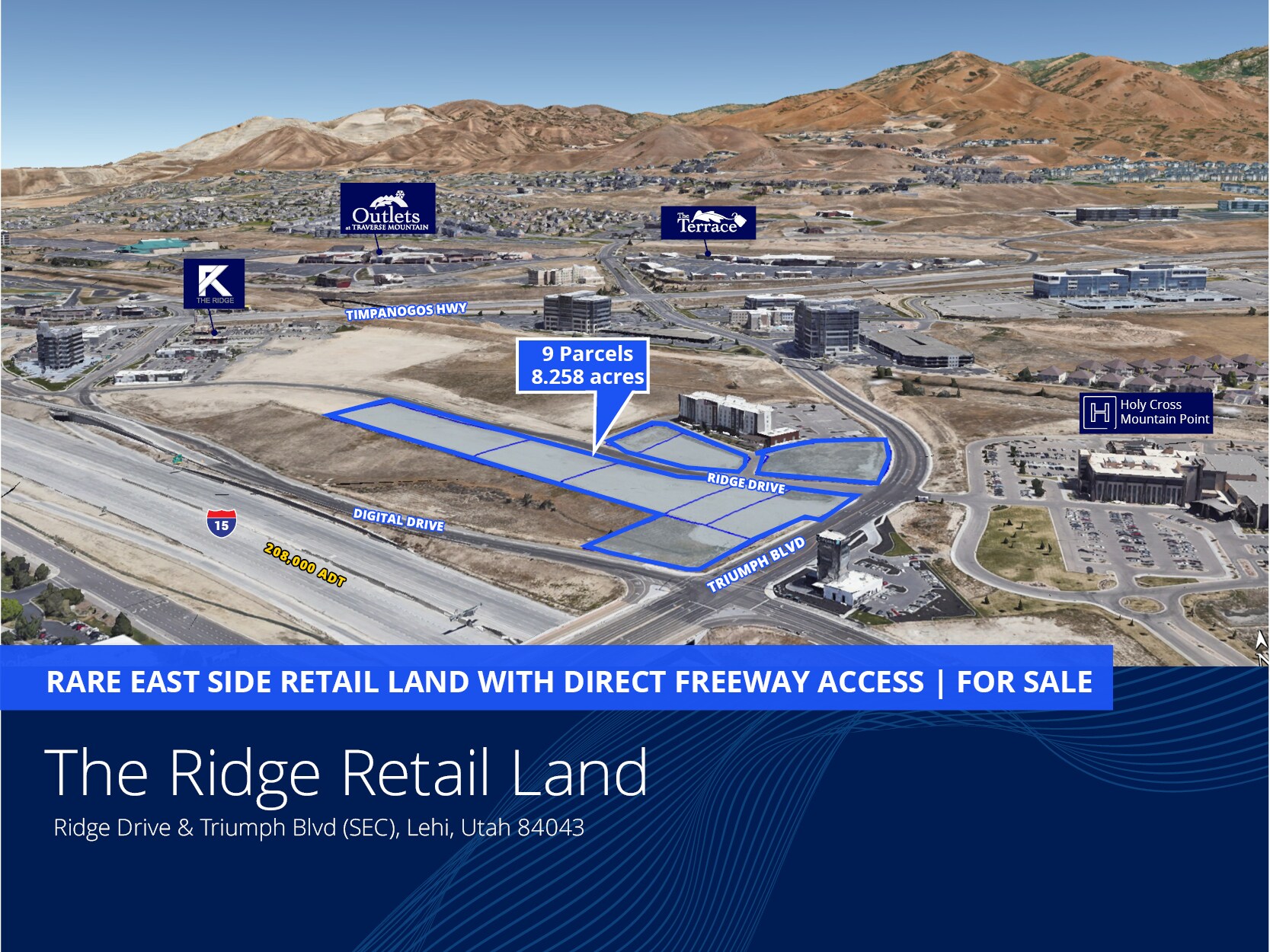 TBD W Ridge Dr & Triumph Blvd, Lehi, UT à vendre Photo principale– Image 1 sur 4