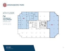 8180-8200 Greensboro Dr, McLean, VA à louer Plan d’étage– Image 1 sur 1