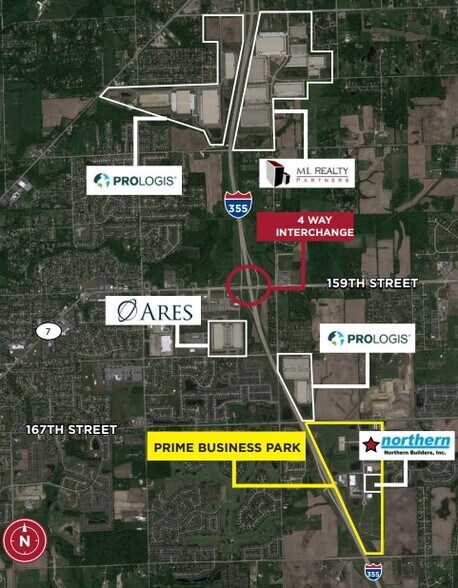 Prime Boulevard, Lockport, IL à vendre - Aérien – Image 3 sur 4