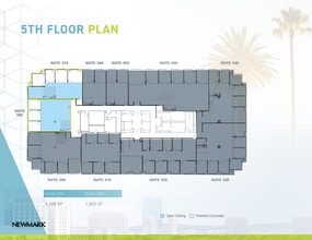 7700 Irvine Center Dr, Irvine, CA à louer Plan d’étage– Image 1 sur 1