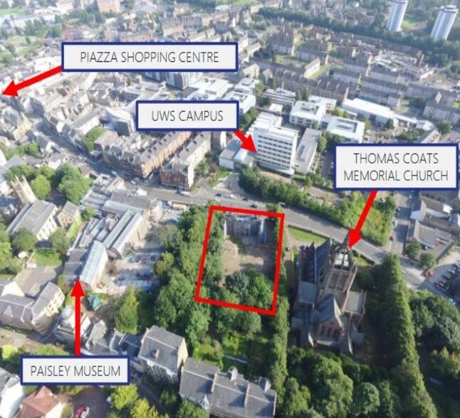 76 High St, Paisley à vendre - Aérien – Image 1 sur 7