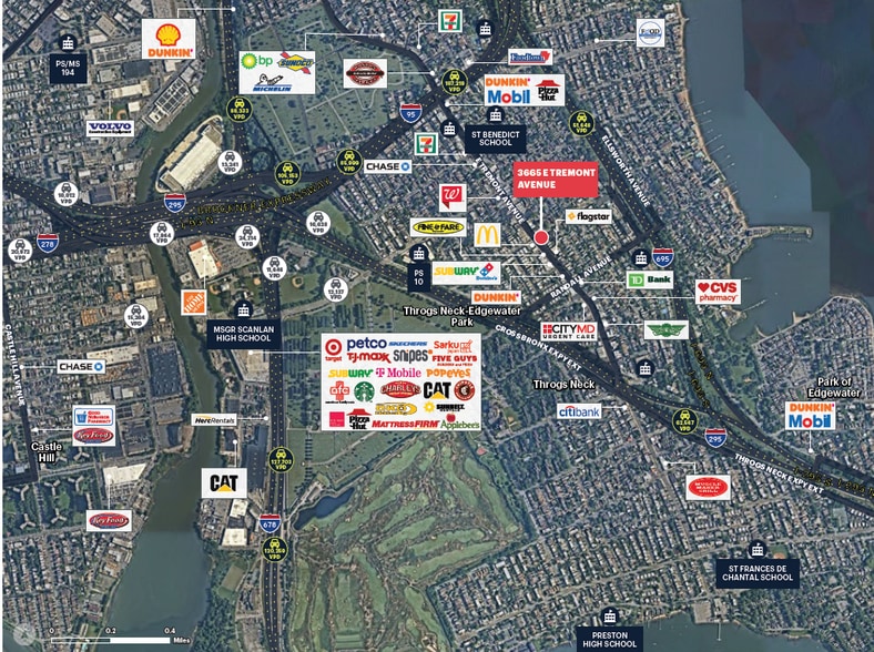 3665 E Tremont Ave, Bronx, NY à louer - Aérien – Image 2 sur 5