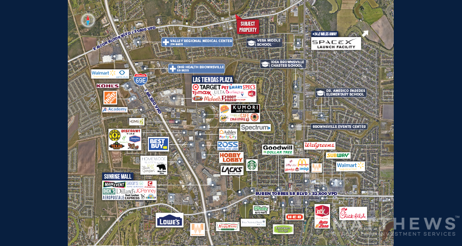1205 E Alton Gloor Blvd, Brownsville, TX à vendre - Photo de l’immeuble – Image 2 sur 3
