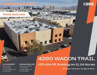Plus de détails pour 4280 Wagon Trail Ave, Las Vegas, NV - Industriel/Logistique à vendre