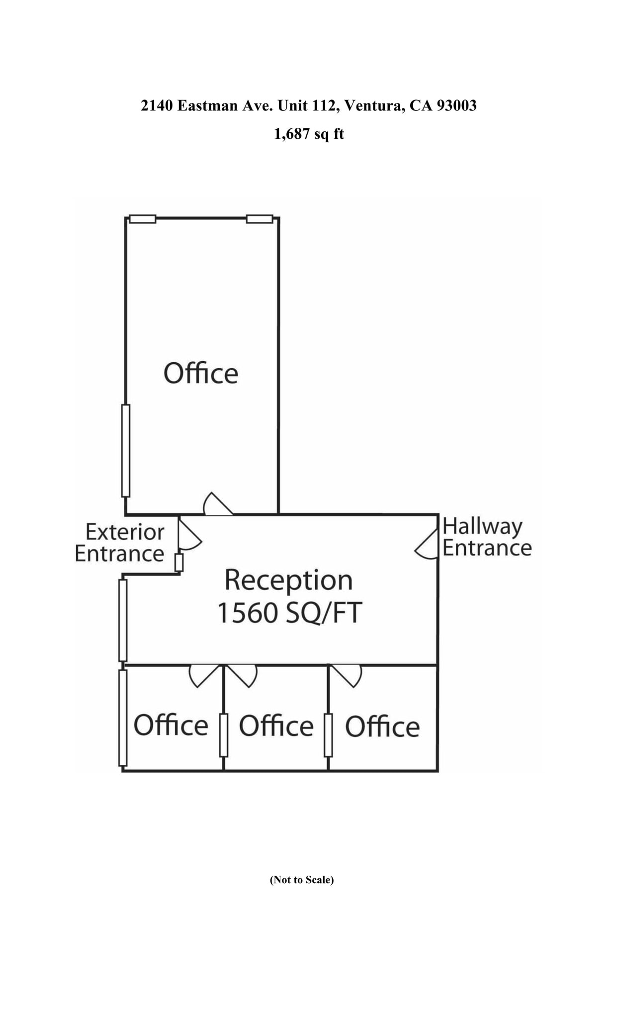 2140 Eastman Ave, Ventura, CA à louer Plan de site– Image 1 sur 1