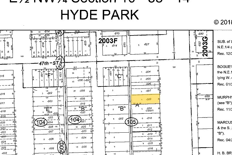 4716-4718 S King Dr, Chicago, IL à vendre - Plan cadastral – Image 2 sur 2