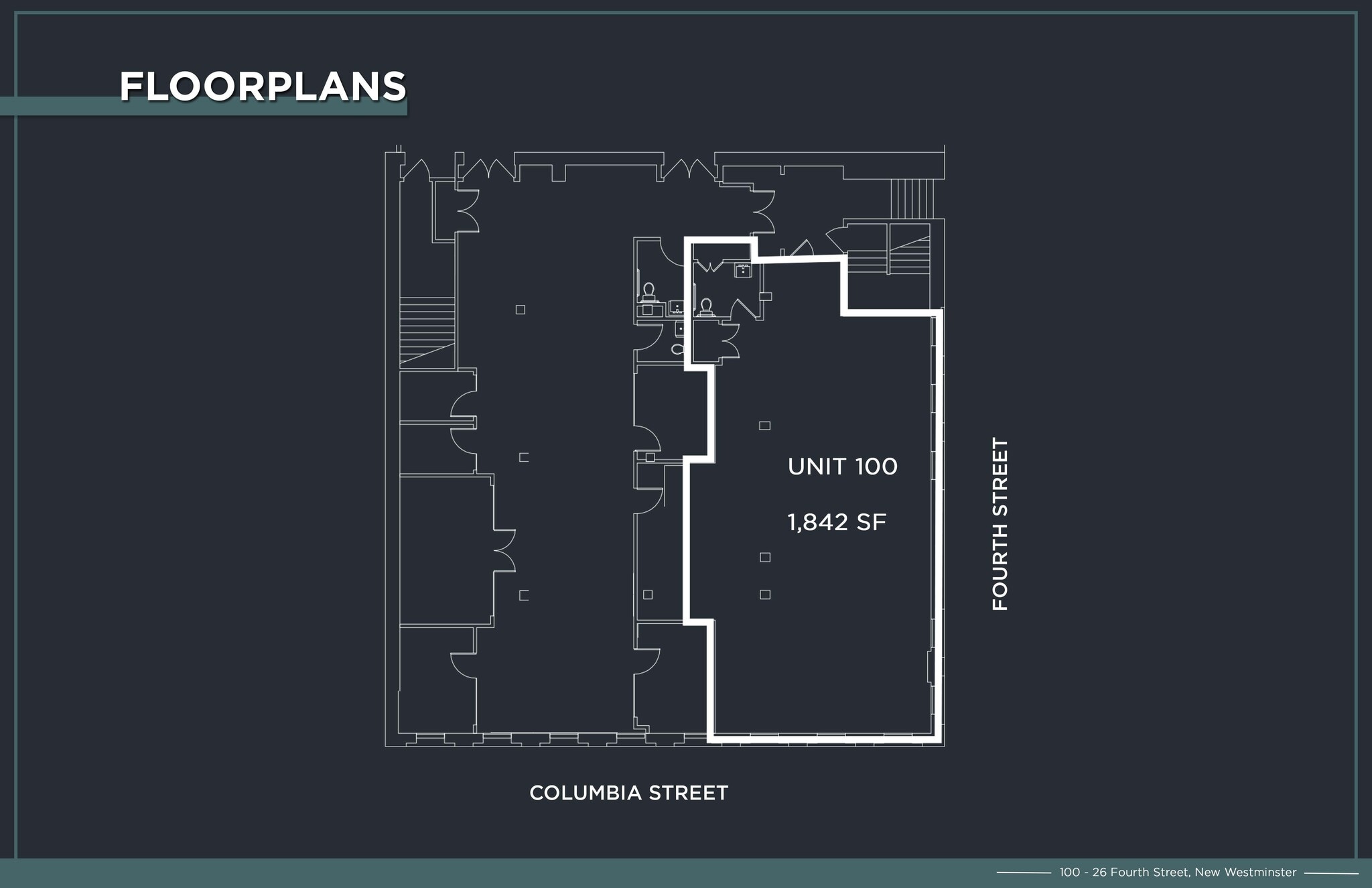 26 Fourth St, New Westminster, BC à louer Plan d’étage– Image 1 sur 1