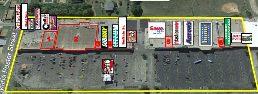1018 Highland Ave, Selma, AL à louer - Aérien – Image 2 sur 2