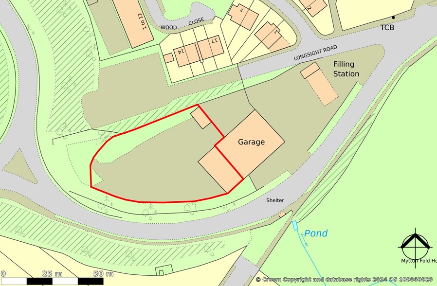 Whalley Rd, Langho à louer - Plan de site – Image 3 sur 3