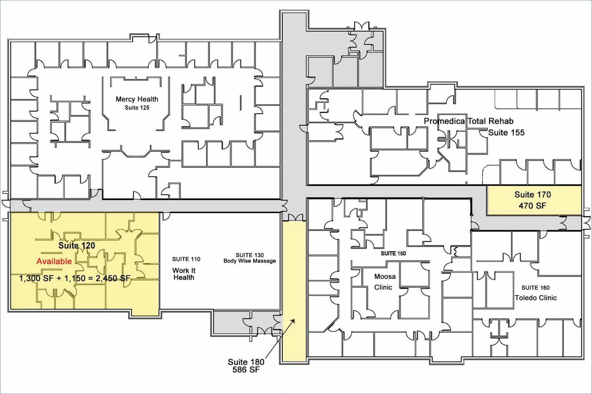 6839-6855 Spring Valley Dr, Holland, OH à louer Plan d’étage– Image 1 sur 1