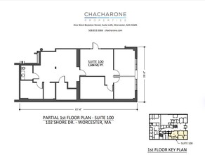 102 Shore Dr, Worcester, MA à louer Plan d’étage– Image 1 sur 1