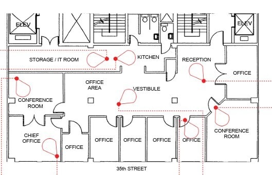 247 W 35th St, New York, NY à louer Plan d’étage– Image 1 sur 1
