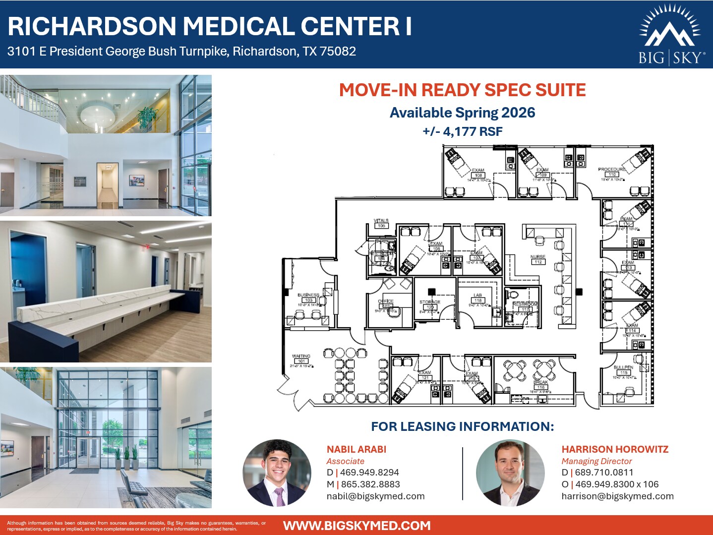 3101 E President George Bush Hwy, Richardson, TX à louer Plan d’étage– Image 1 sur 2