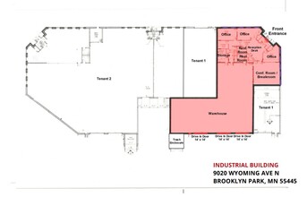 9020 N Wyoming Ave, Brooklyn Park, MN à louer Plan d’étage– Image 1 sur 1