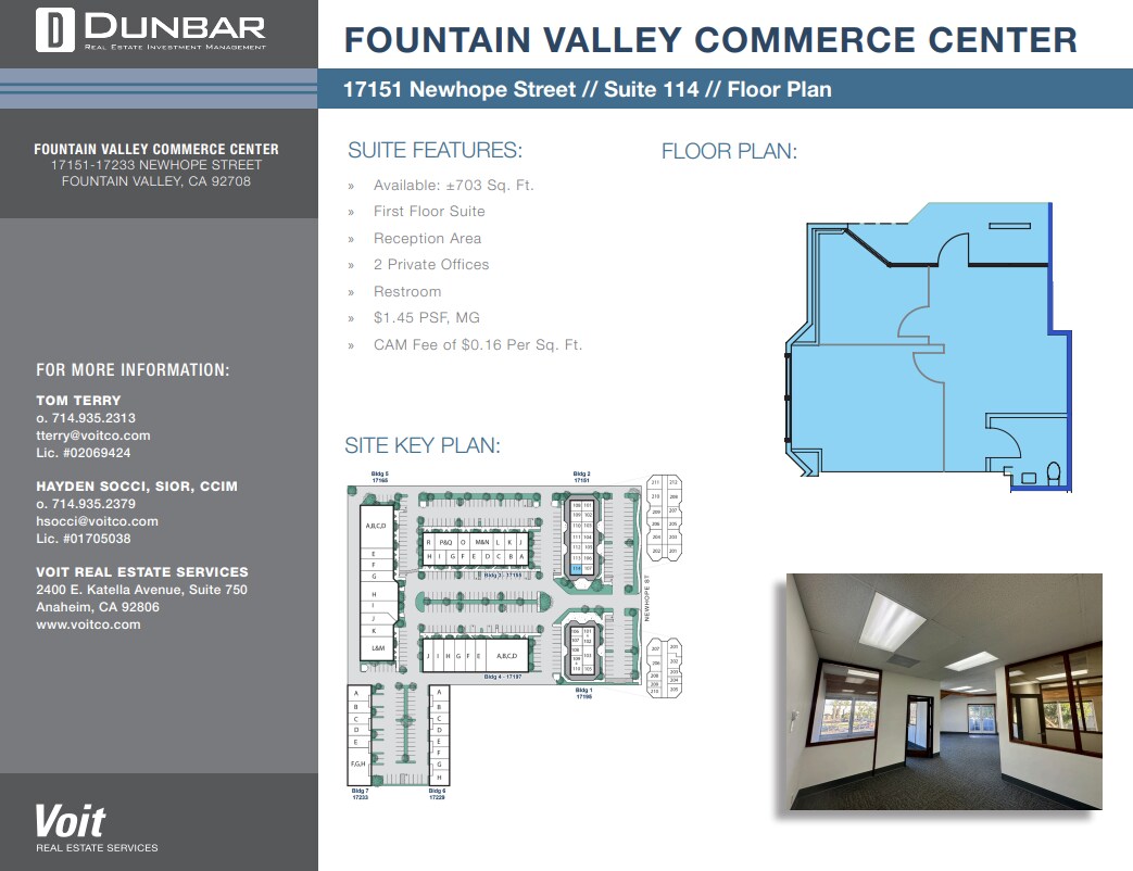 17151 Newhope St, Fountain Valley, CA à louer Plan d’étage– Image 1 sur 1