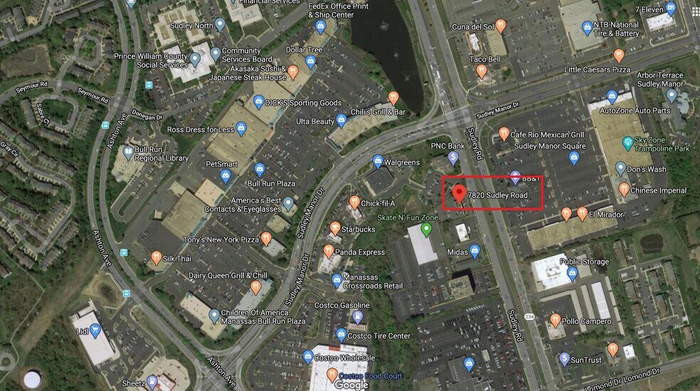 7820 Sudley Rd, Manassas, VA à louer - Photo de l’immeuble – Image 3 sur 3