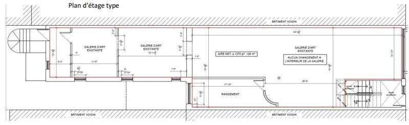 1494 Rue Sherbrooke O, Montréal, QC à louer Plan d’étage– Image 1 sur 1