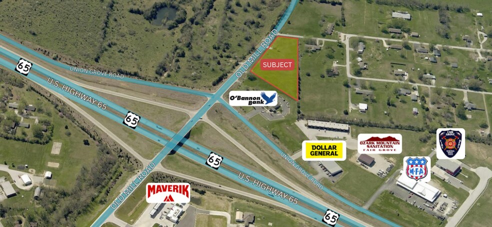 425 Old Mill Rd, Fair Grove, MO à vendre - Aérien – Image 3 sur 3