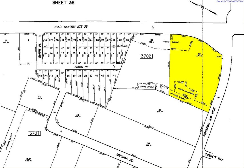 2 Industrial Way W, Eatontown, NJ à louer - Plan cadastral – Image 2 sur 4