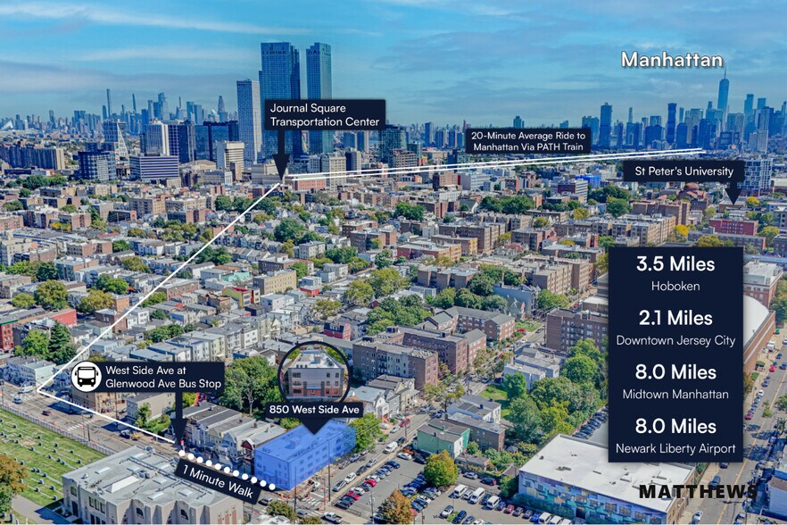 850 West Side Ave, Jersey City, NJ à vendre - Photo de l’immeuble – Image 2 sur 3