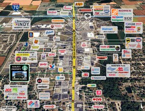 1474 N State St, Greenfield, IN - VUE AÉRIENNE  vue de carte