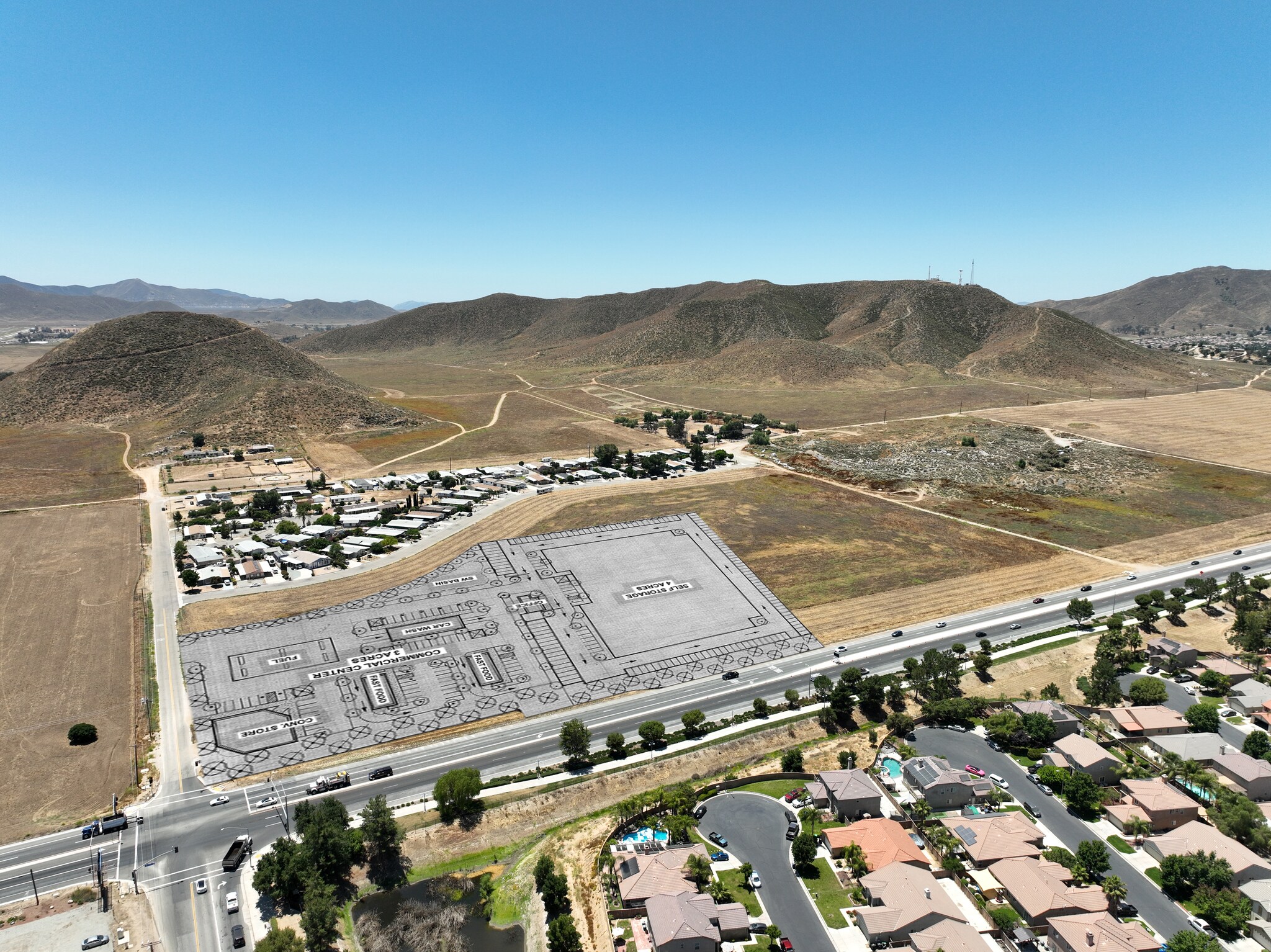 California Avenue, Hemet, CA à vendre Aérien– Image 1 sur 5