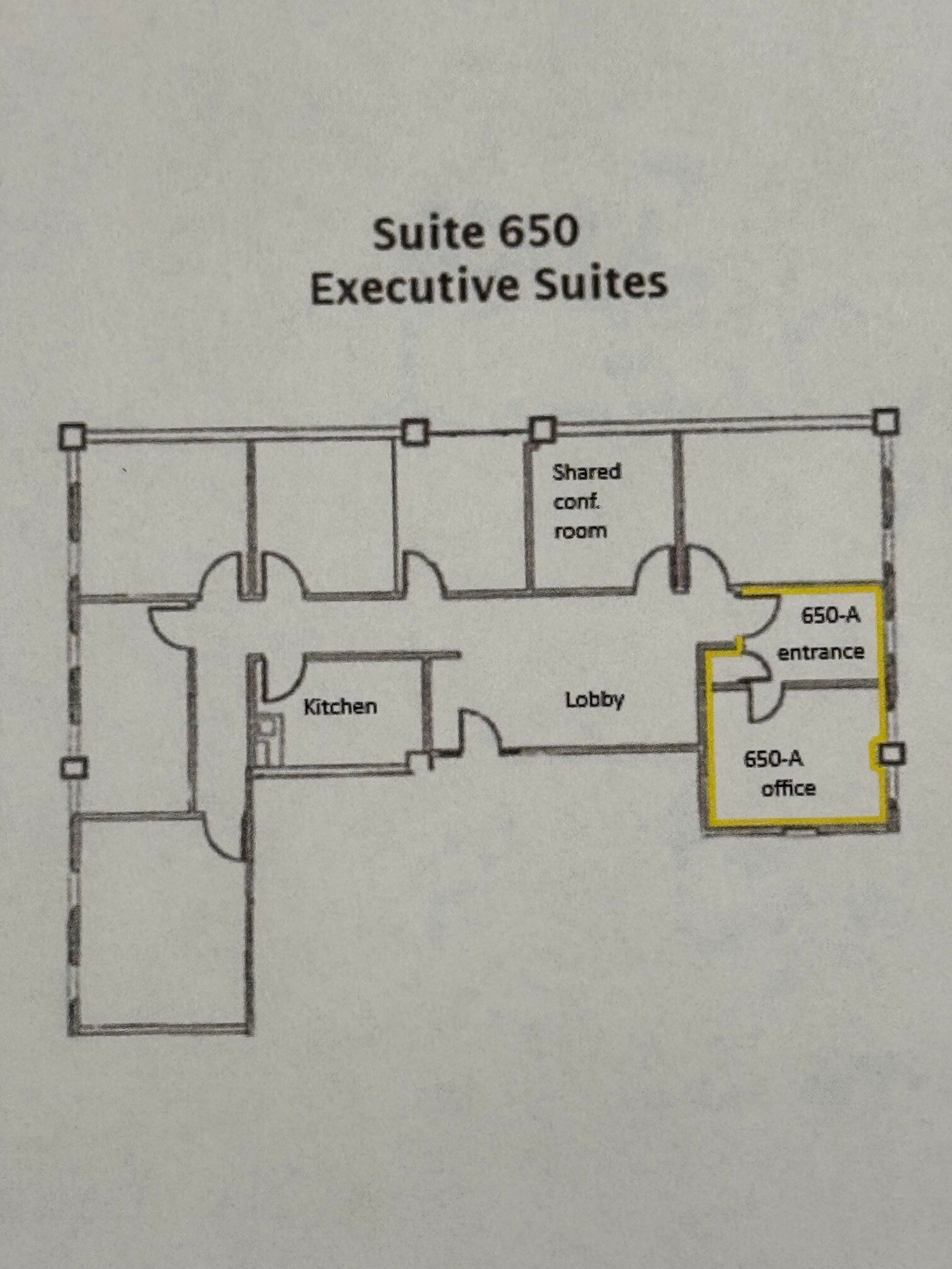 1901 Central Dr, Bedford, TX à louer Plan d’étage– Image 1 sur 5