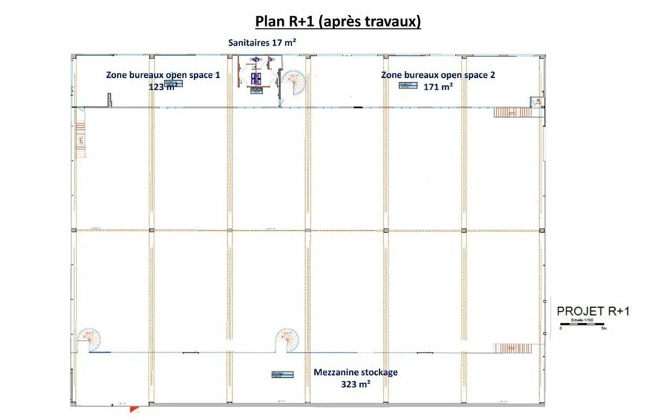 Local d’activités dans SAINT-OUEN-L'AUMONE à louer - Plan d’étage – Image 3 sur 3