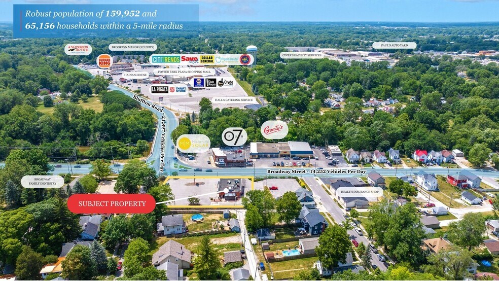 3519 Broadway, Fort Wayne, IN à vendre - Aérien – Image 3 sur 4