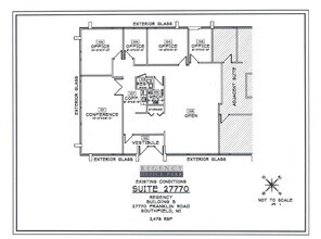 27650-27652 Franklin Rd, Southfield, MI à louer Plan d’étage– Image 1 sur 1