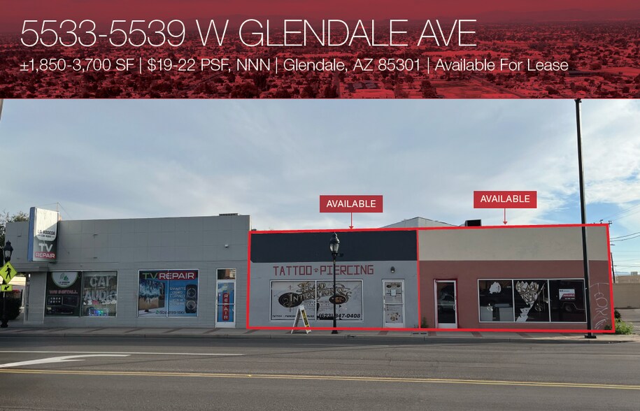 5539 W Glendale Ave, Glendale, AZ à louer - Photo principale – Image 1 sur 12