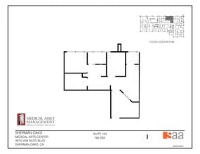 4910 Van Nuys Blvd, Sherman Oaks, CA à louer Plan de site– Image 2 sur 2