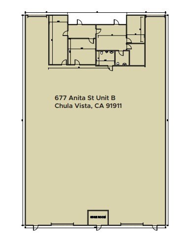 675 Anita St, Chula Vista, CA à louer Plan d’étage– Image 1 sur 2