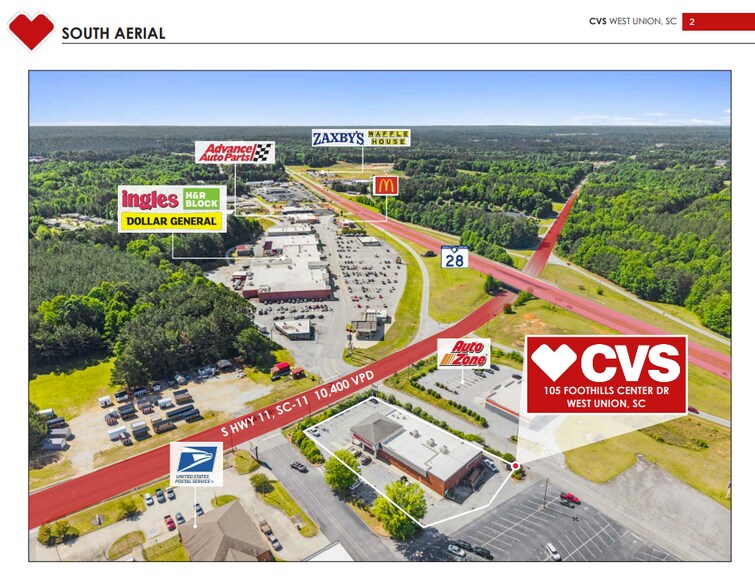 105 Foothills Center Dr, West Union, SC à vendre - Photo de l’immeuble – Image 2 sur 4