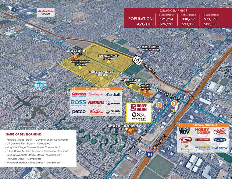 10105 W McDowell Rd, Avondale, AZ à vendre - Photo de l’immeuble – Image 3 sur 7