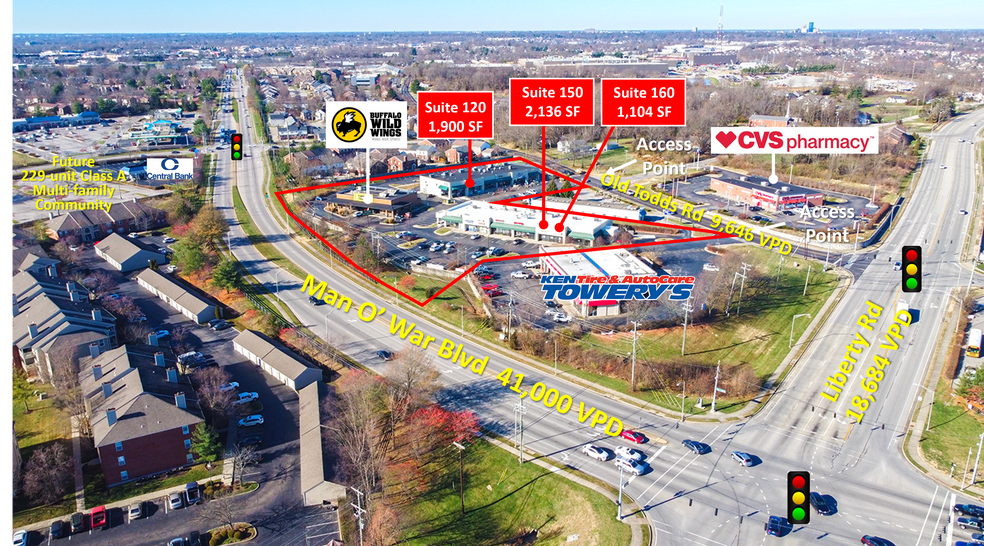 3090-3100 Old Todds Rd, Lexington, KY à louer - Aérien – Image 1 sur 5