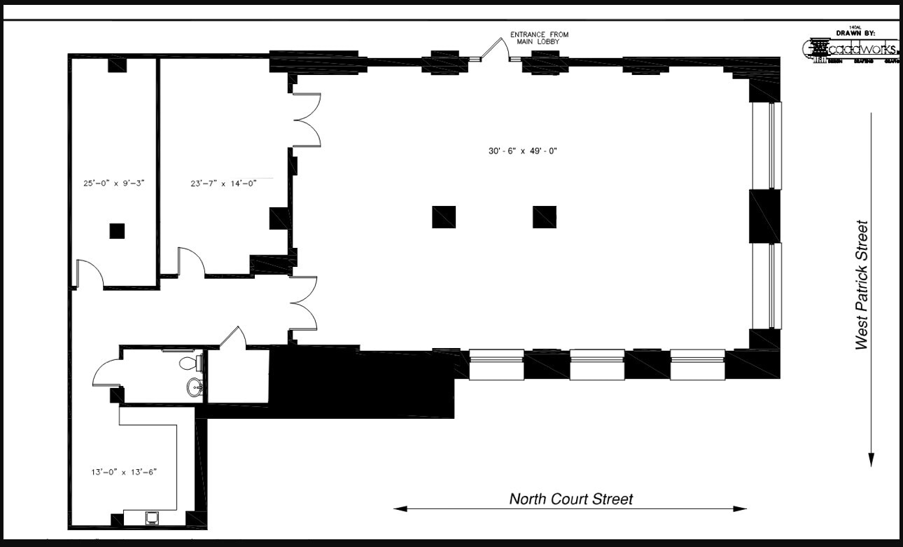 31 W Patrick St, Frederick, MD à louer Plan d’étage– Image 1 sur 1
