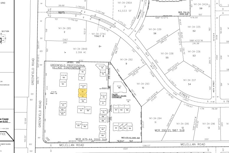1635 N Greenfield Rd, Mesa, AZ à louer - Plan cadastral – Image 2 sur 16