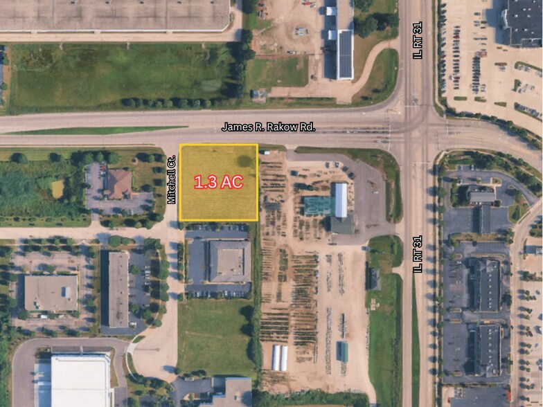 Mitchell Court and Rakow Rd, Crystal Lake, IL à vendre - Photo de l’immeuble – Image 1 sur 2