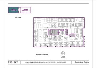 6301 Barfield Rd, Atlanta, GA à louer Plan d’étage– Image 1 sur 1