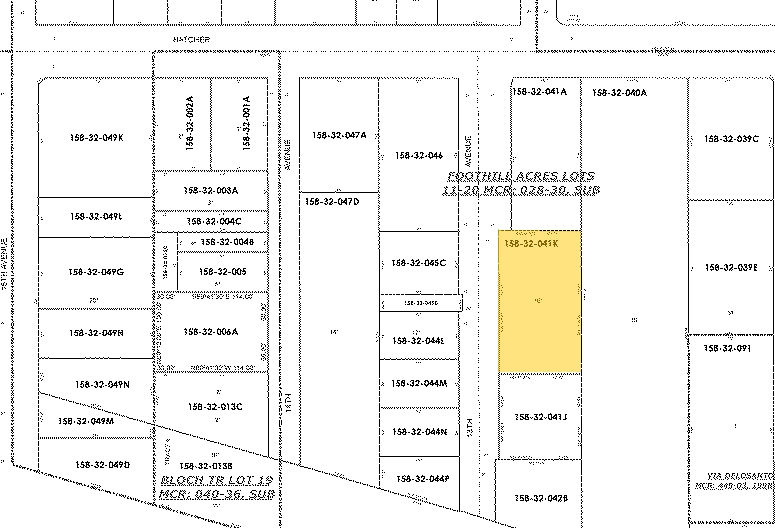 9235 N 13th Ave, Phoenix, AZ à louer - Plan cadastral – Image 3 sur 5