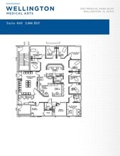 1397 Medical Park Blvd, Wellington, FL à louer Plan d’étage– Image 1 sur 1